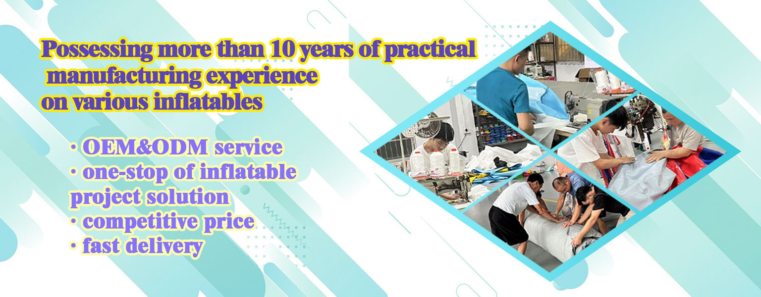 부풀게할 수 있는 워터 슬라이드