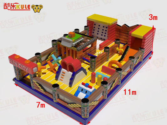 Fun City 펌플러블 실내 놀이터 11*7*3m