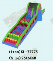 레인보우 - 하우드 바이브런트 인플라테블 장애물 코스