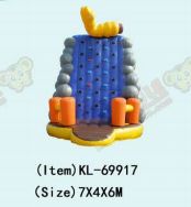 화려 한 재미 있는 거북이 암석 과 함께 팽창 벽 - 등반 모험