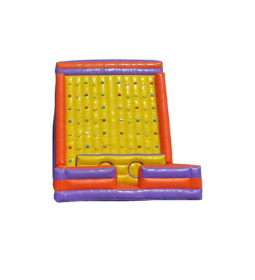 컬러풀 풍선 클라이밍 벽: 손잡이와 안전 장치로 활동적인 엔터테인먼트를 위한 완벽한 선택