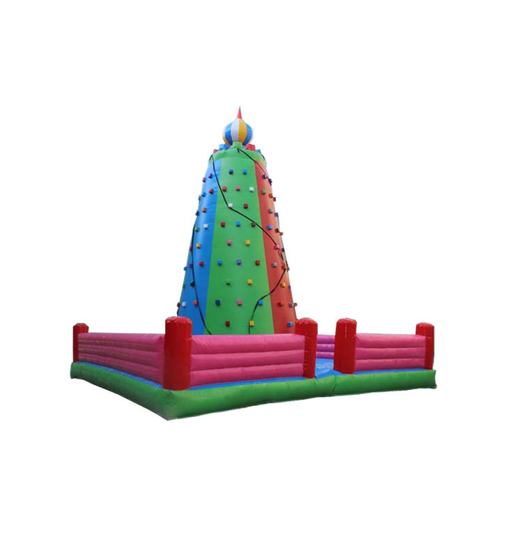 무지개 같은 색채가 가득 차 있는 팽창식 등반 도전 눈길을 끄는